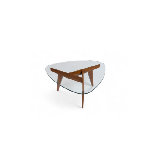 Triangle Glass Centre Table