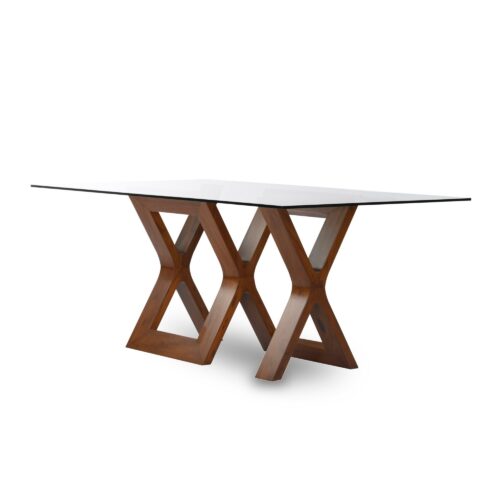 X Base Dining Table