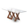 X Base Dining Table